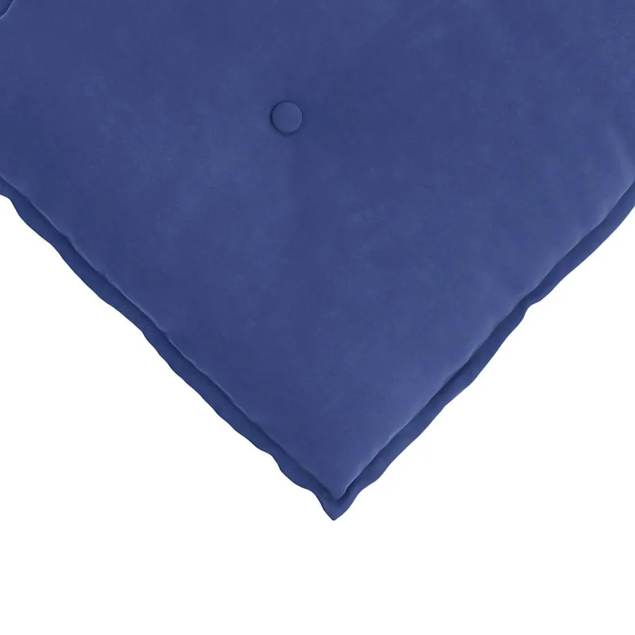 Coussin de Dos Bleu police 100 x 50 cm Tissu en velours côtelé - 7