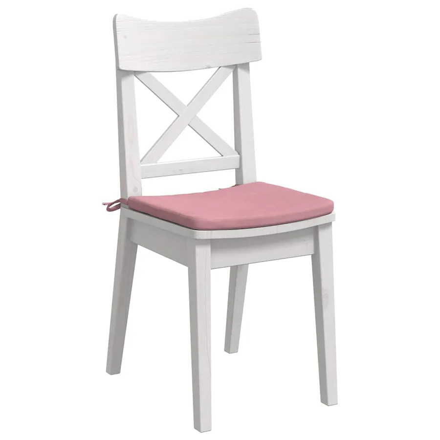 Coussins de siège 4 pcs Rose 40 x 40 x 3 cm Velours - 3
