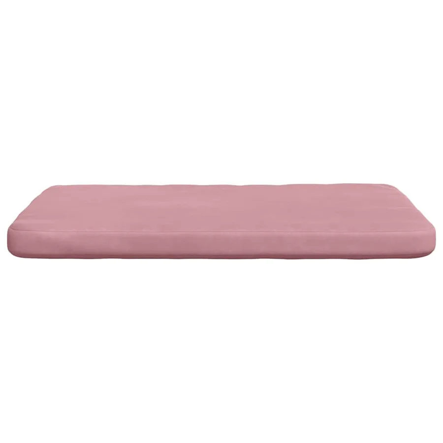 Coussins de siège 4 pcs Rose 40 x 40 x 3 cm Velours - 6