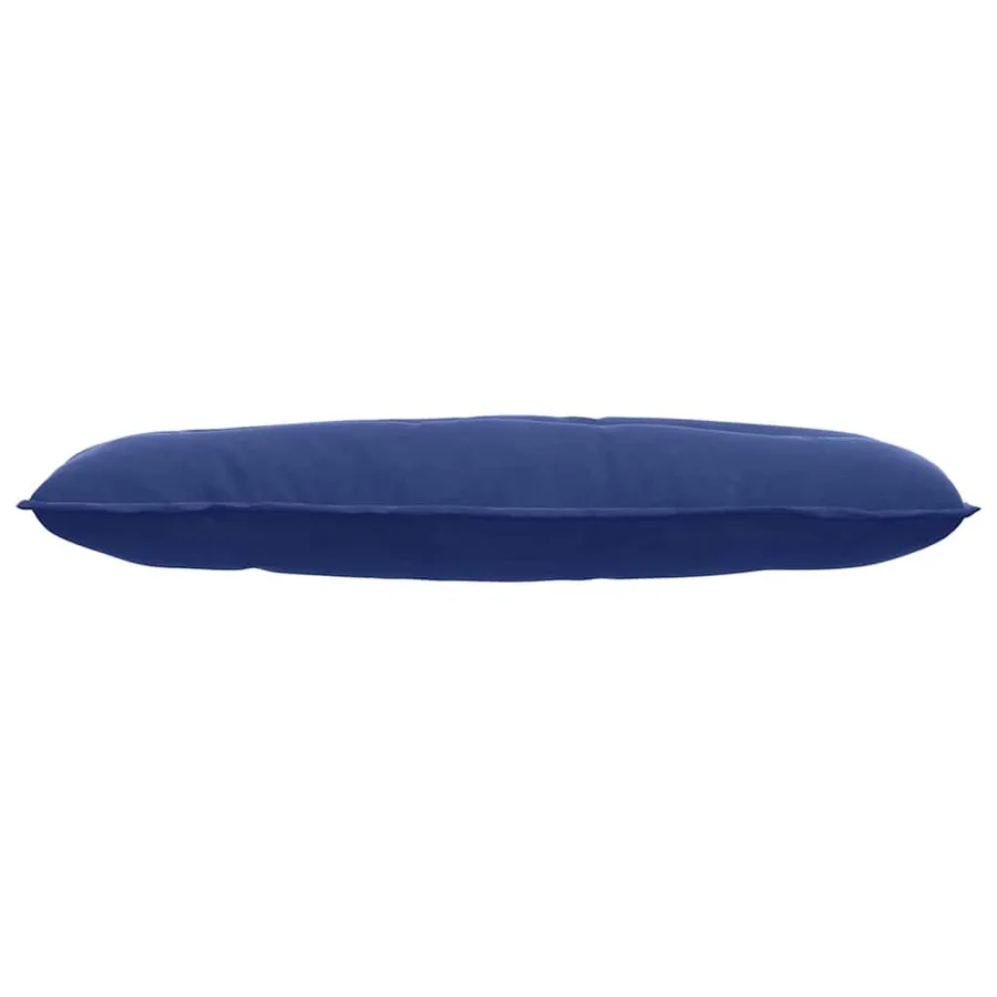 Coussin de Dos Bleu police 120 x 50 cm Tissu en velours côtelé - 5