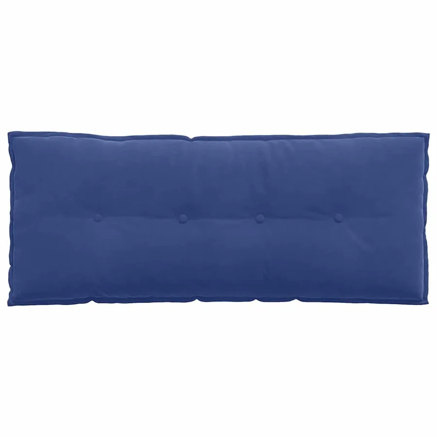 Coussin de Dos Bleu police 120 x 50 cm Tissu en velours côtelé - 6