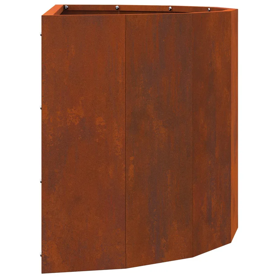 Jardinière Rouillé 60 x 30 x 35 cm Acier patiné - 7