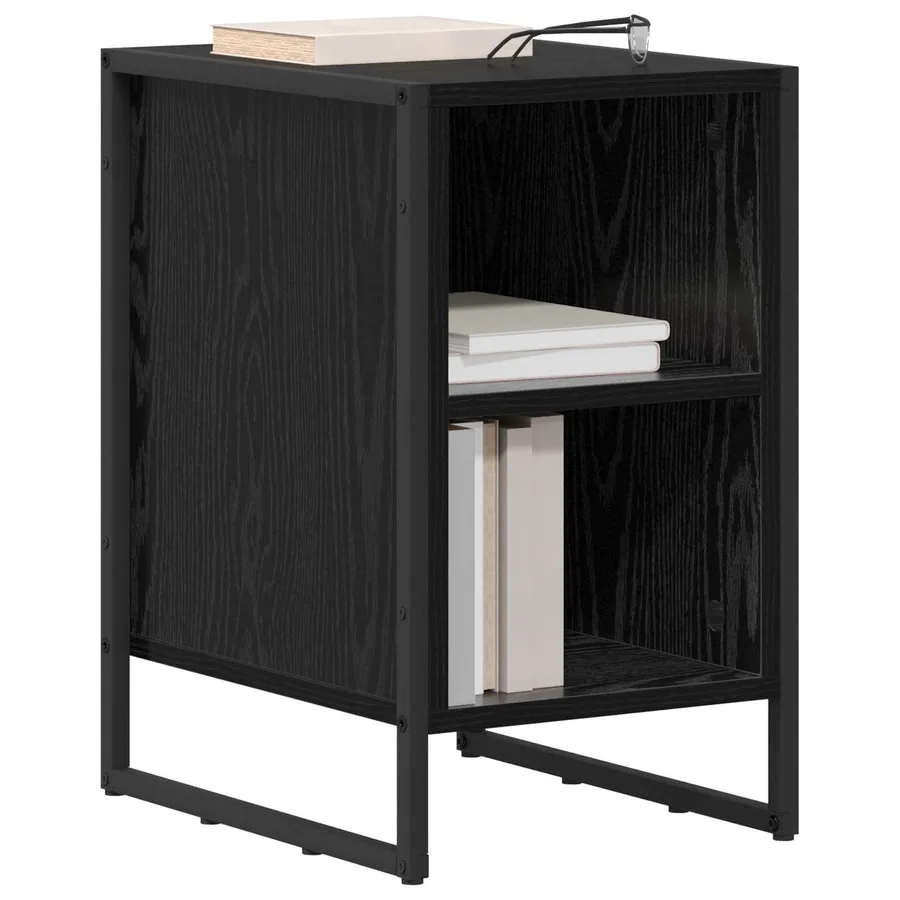Table de chevet 2 pcs Chêne noir 39.5 x 30 x 50 cm - 3
