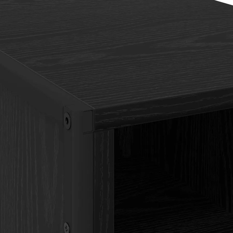 Table de chevet 2 pcs Chêne noir 39.5 x 30 x 50 cm - 9
