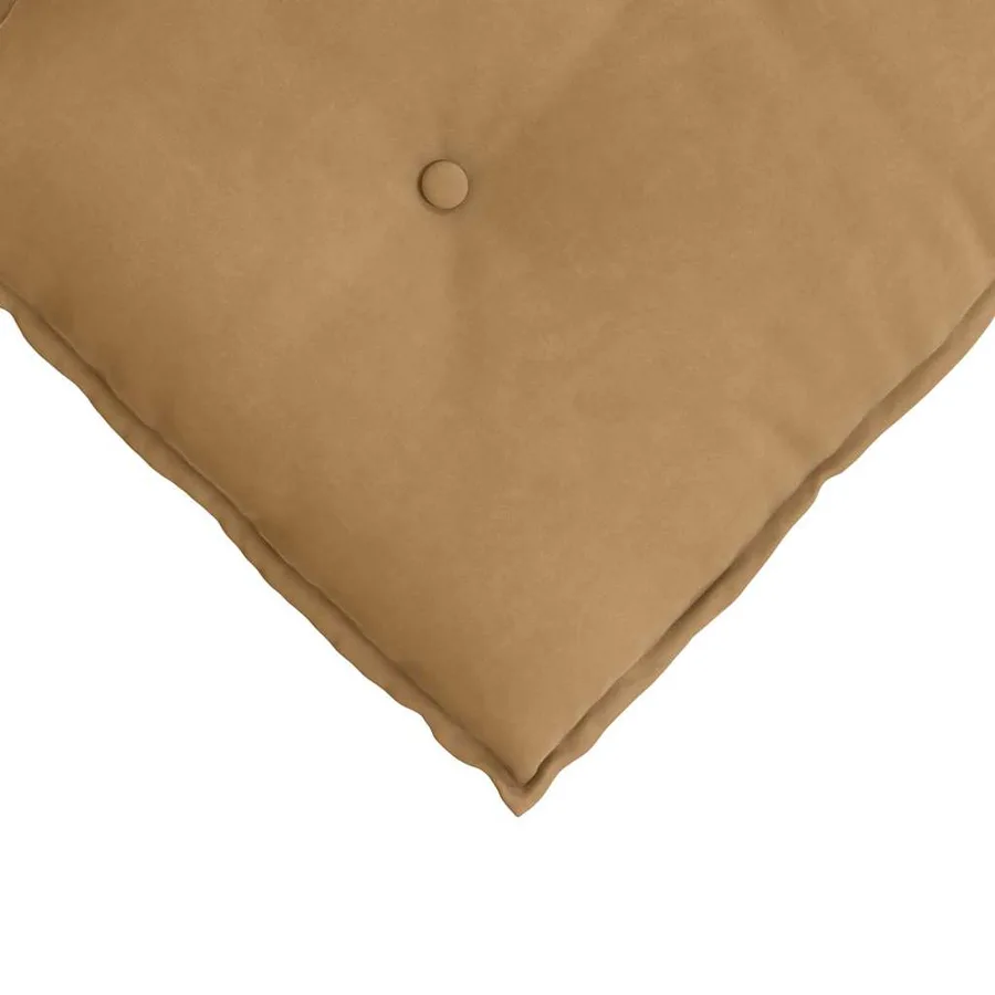 Coussin de Dos Marron 140 x 50 cm Tissu en velours côtelé - 7