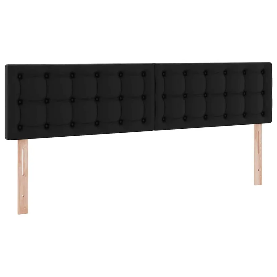 Lit avec rangement et matelas Noir 180 x 200 cm Simili cuir - 9