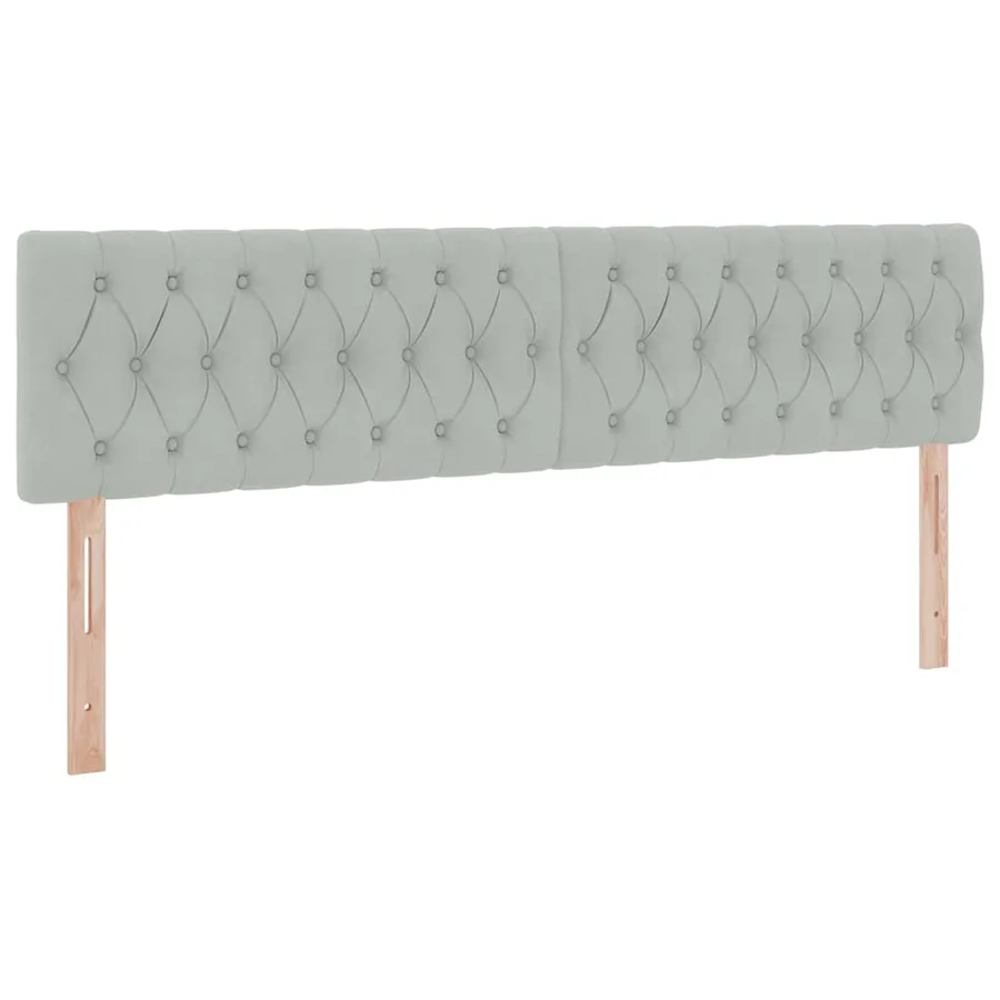 Lit de rangement LED avec matelas Gris clair 180 x 200 cm - 8