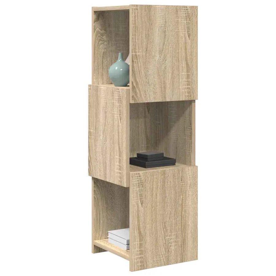 Meuble d'angle Chêne Sonoma 30,5x30x95cm Bois d'ingénierie - 3