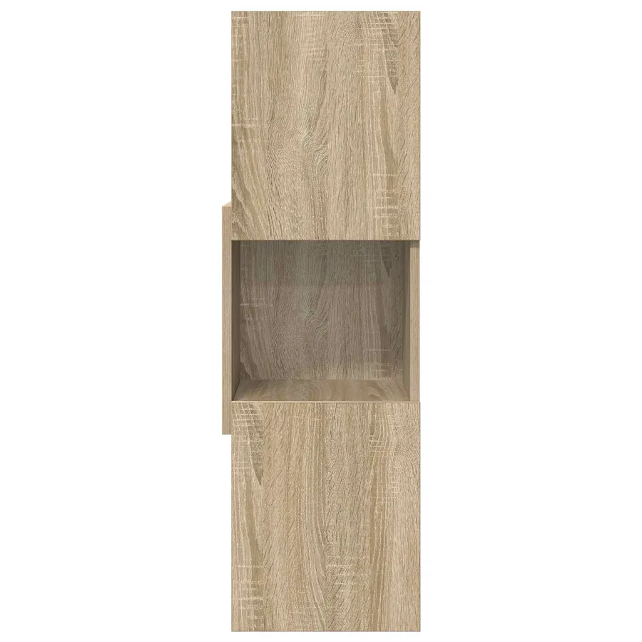 Meuble d'angle Chêne Sonoma 30,5x30x95cm Bois d'ingénierie - 5
