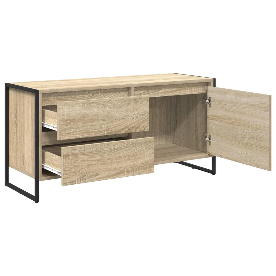 Meuble TV Sonoma 100 x 36 x 49.5 cm Bois d'ingénierie - 5