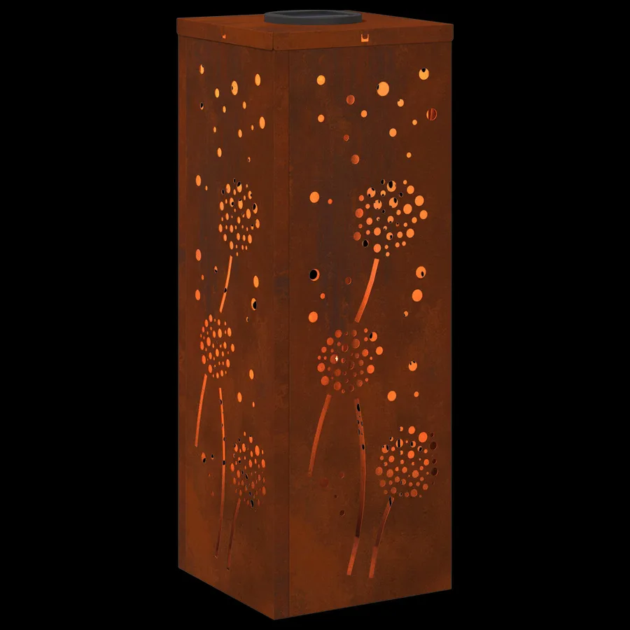 Lumière de chemin LED solaire 2 pcs Blanc chaud 18 x 18 x 50 cm - 13
