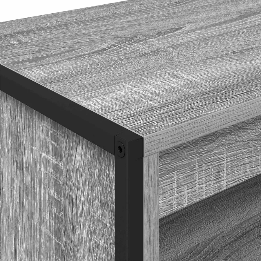 Armoires Hautes Gris Sonoma 60 x 36 x 200 cm Bois d'ingénierie - 9