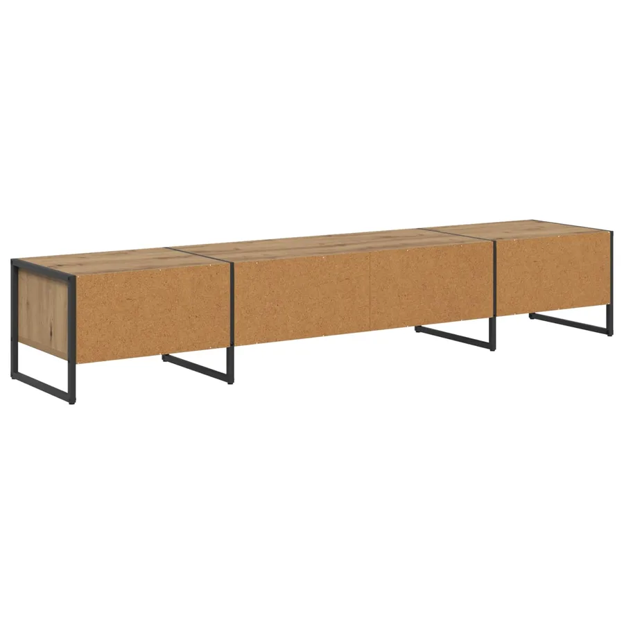 Meuble TV 170,5 x 36 x 30,5 cm Chêne artisan Bois d'ingénierie - 7