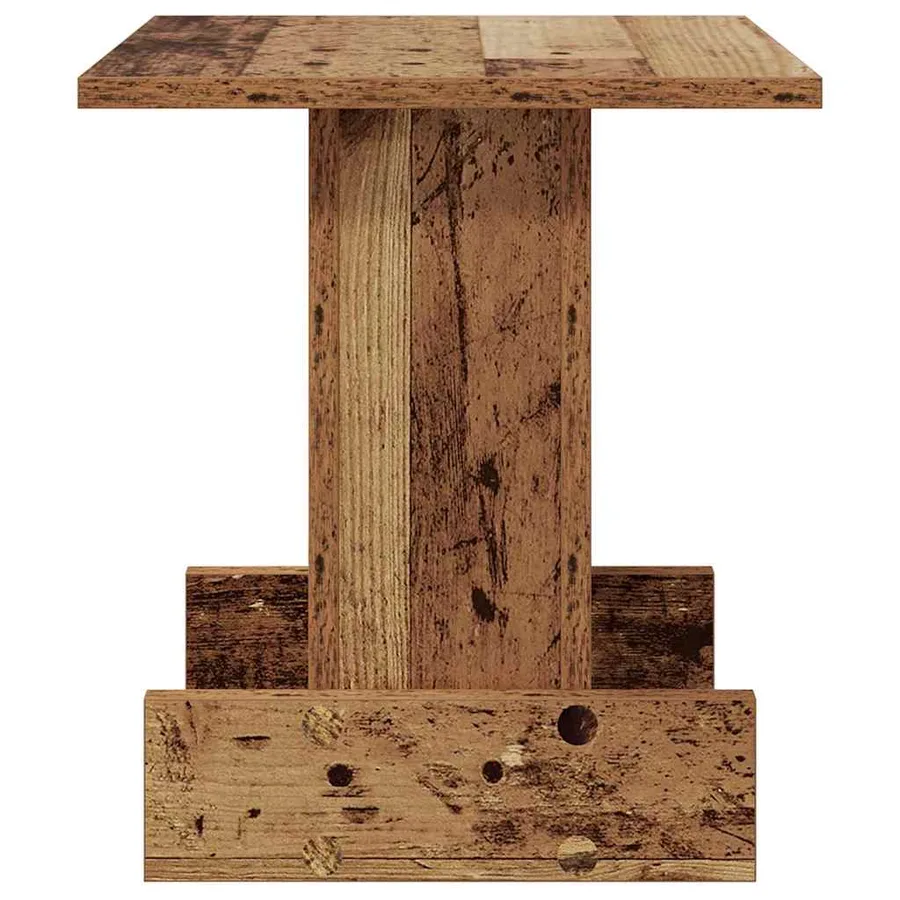 Table d'appoint Bois ancien 35,5 x 35 x 40 cm Bois d'ingénierie - 6