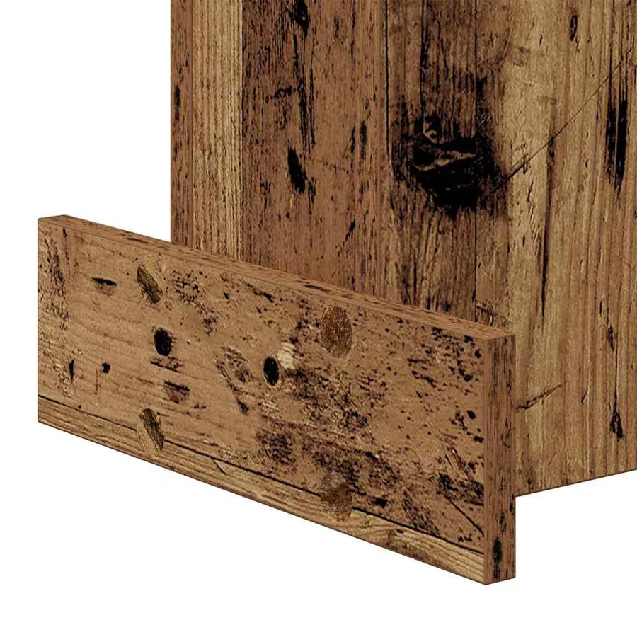 Table d'appoint Bois ancien 35,5 x 35 x 40 cm Bois d'ingénierie - 9