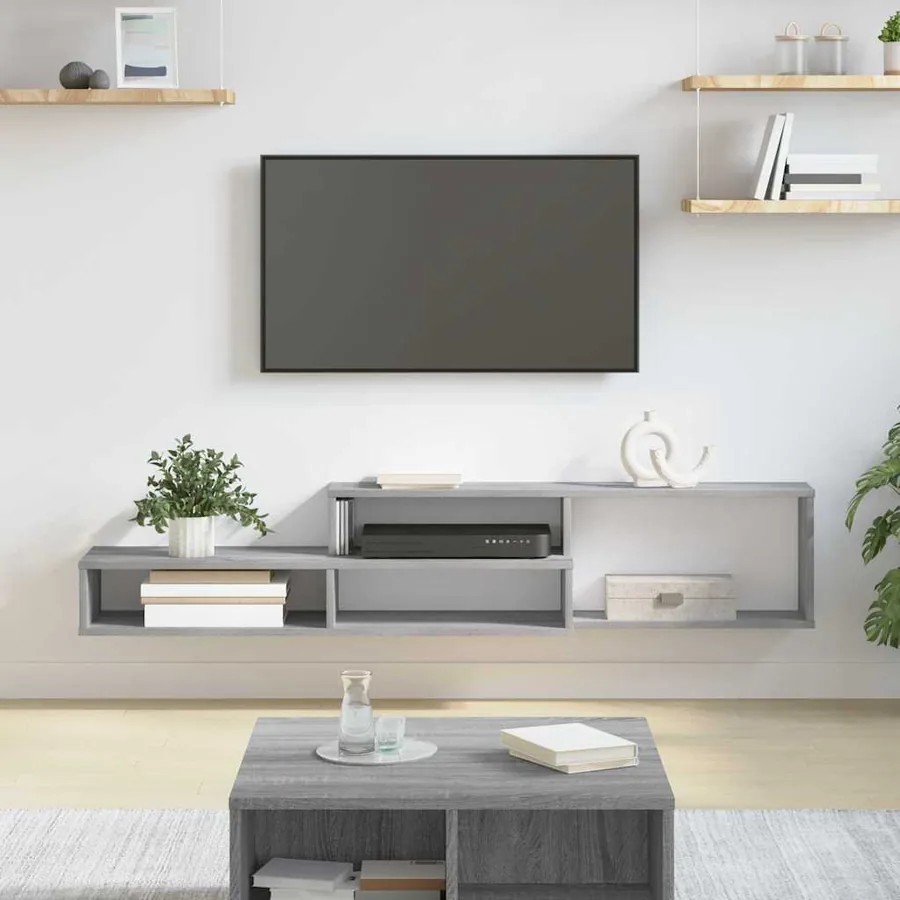 SupportmuralpourTV 150x25x28,5cm Bois d'ingénierie