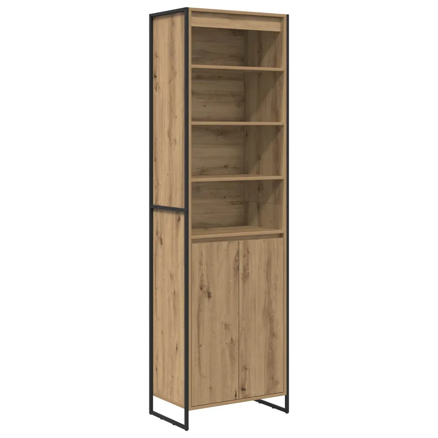Armoires Hautes Chêne artisan 60 x 36 x 200 cm - 2