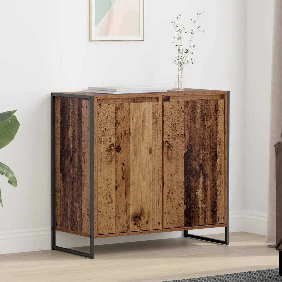 Meuble d'appoint Bois Ancien 79 x 36 x 75 cm Bois d'ingénierie