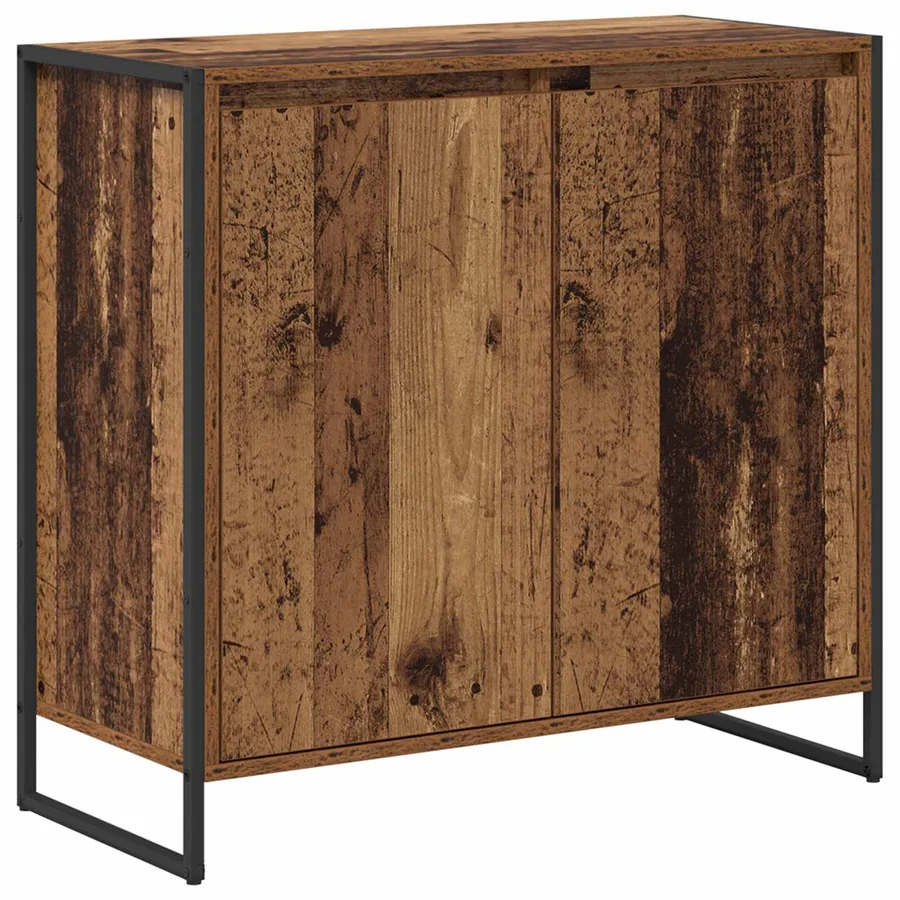 Meuble d'appoint Bois Ancien 79 x 36 x 75 cm Bois d'ingénierie - 2