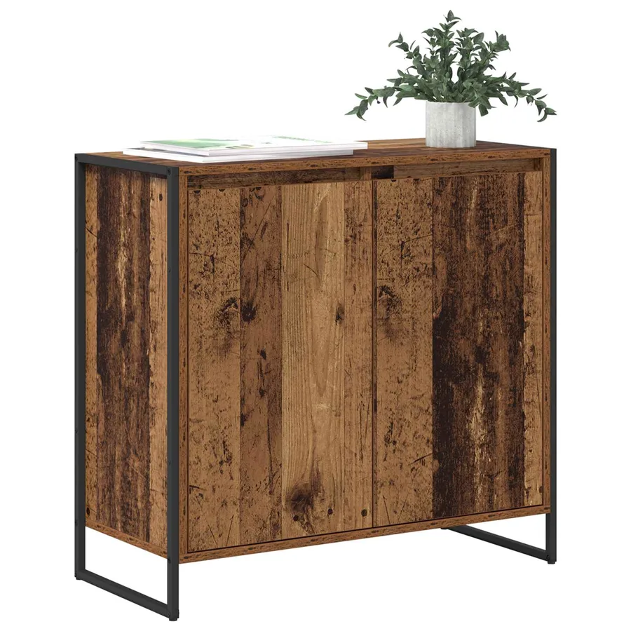 Meuble d'appoint Bois Ancien 79 x 36 x 75 cm Bois d'ingénierie - 3