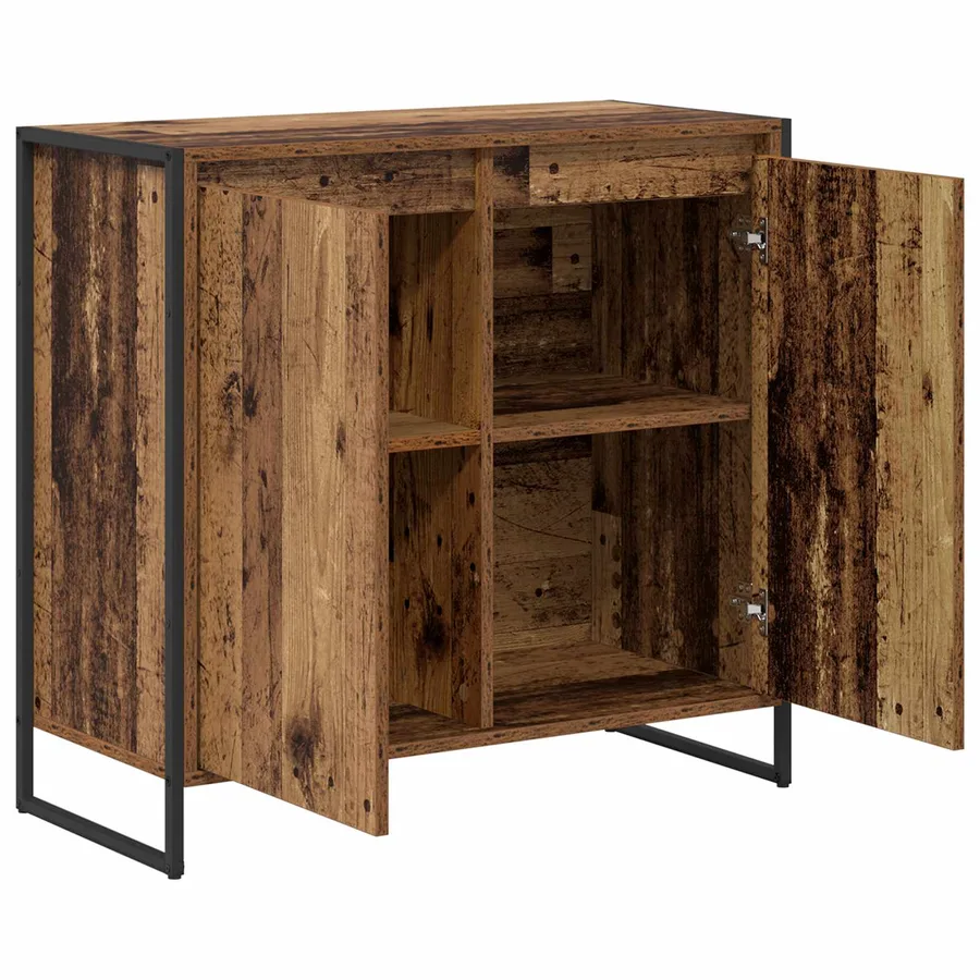 Meuble d'appoint Bois Ancien 79 x 36 x 75 cm Bois d'ingénierie - 5