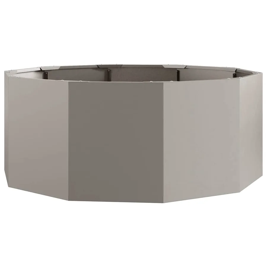Jardinière Rouillé 90 x 90 x 35 cm Acier patiné - 5