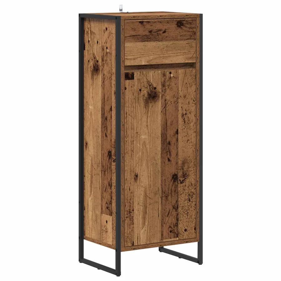 Ensemble de mobilier de salle de bain avec tiroir Bois ancien - 7