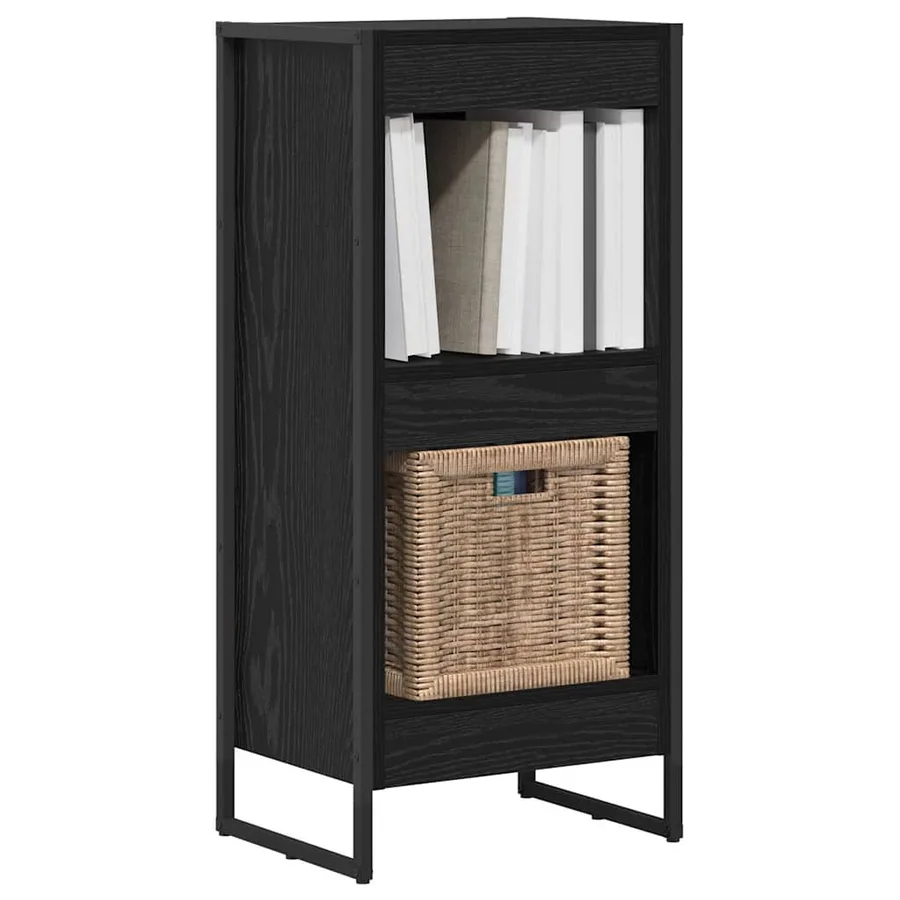 Bibliothèque Chêne noir 40 x 30 x 86,5 cm Bois d'ingénierie - 3