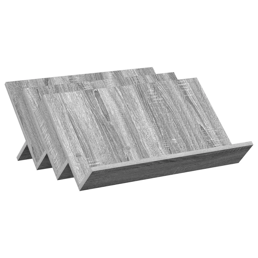 Étagère à magazines avec étagère Gris Sonoma 65 x 53 x 28,5 cm - 2