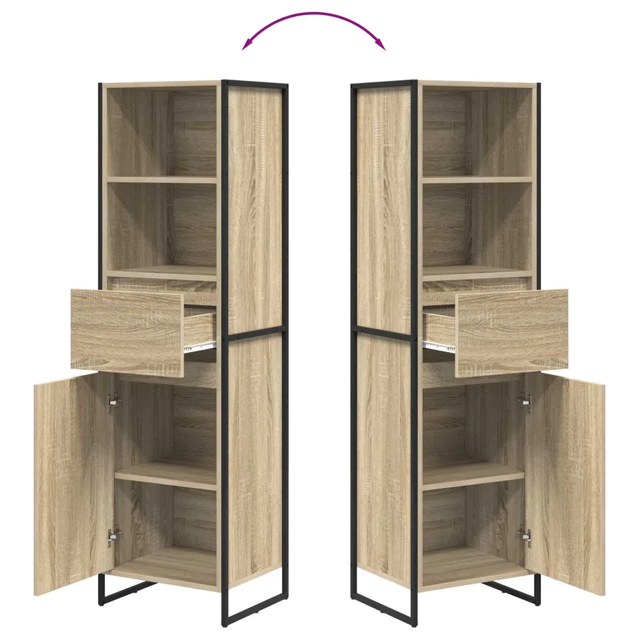 Bibliothèque Sonoma 43 x 36 x 150.5 cm Bois d'ingénierie - 11