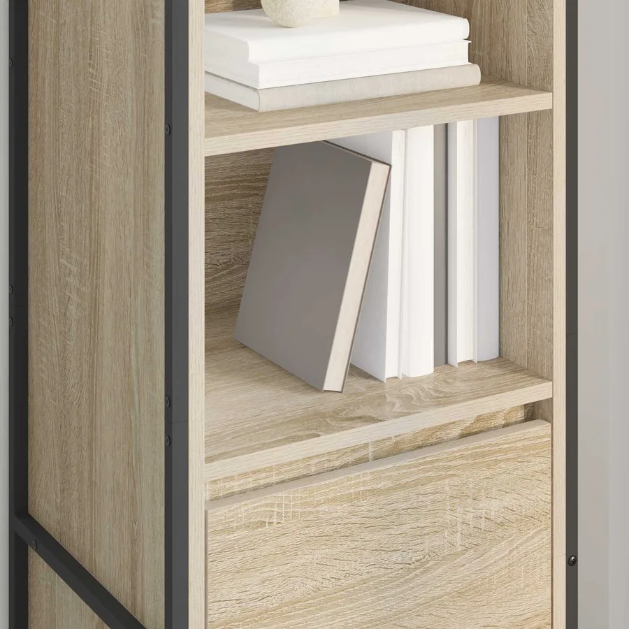 Bibliothèque Sonoma 43 x 36 x 150.5 cm Bois d'ingénierie - 4