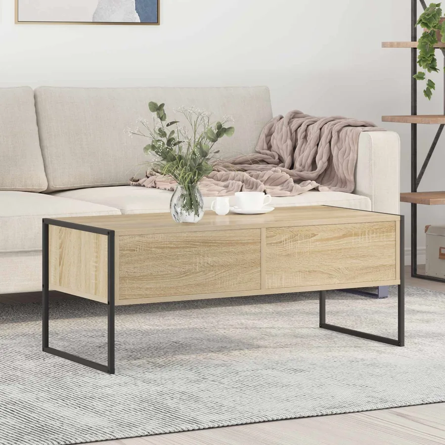 Table basse Sonoma 100 x 46 x 40 cm Bois d'ingénierie