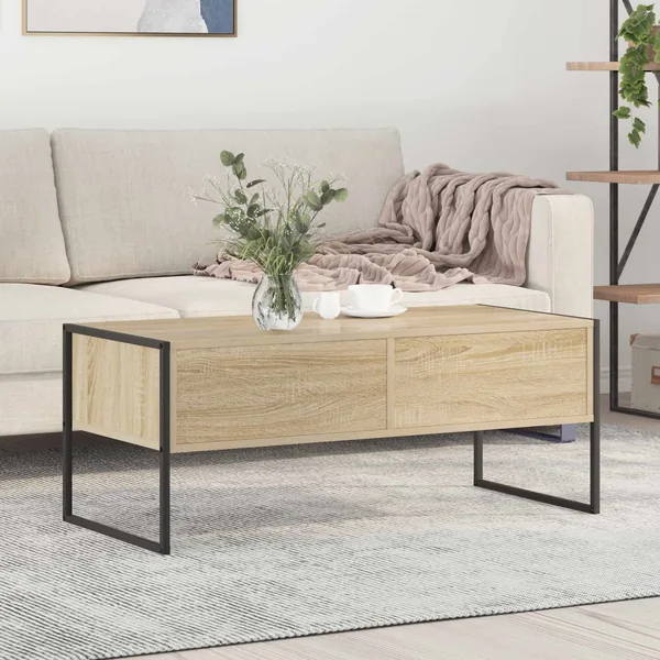 Table basse Sonoma 100 x 46 x 40 cm Bois d'ingénierie