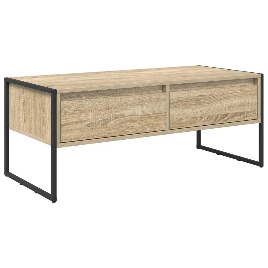 Table basse Sonoma 100 x 46 x 40 cm Bois d'ingénierie - 2