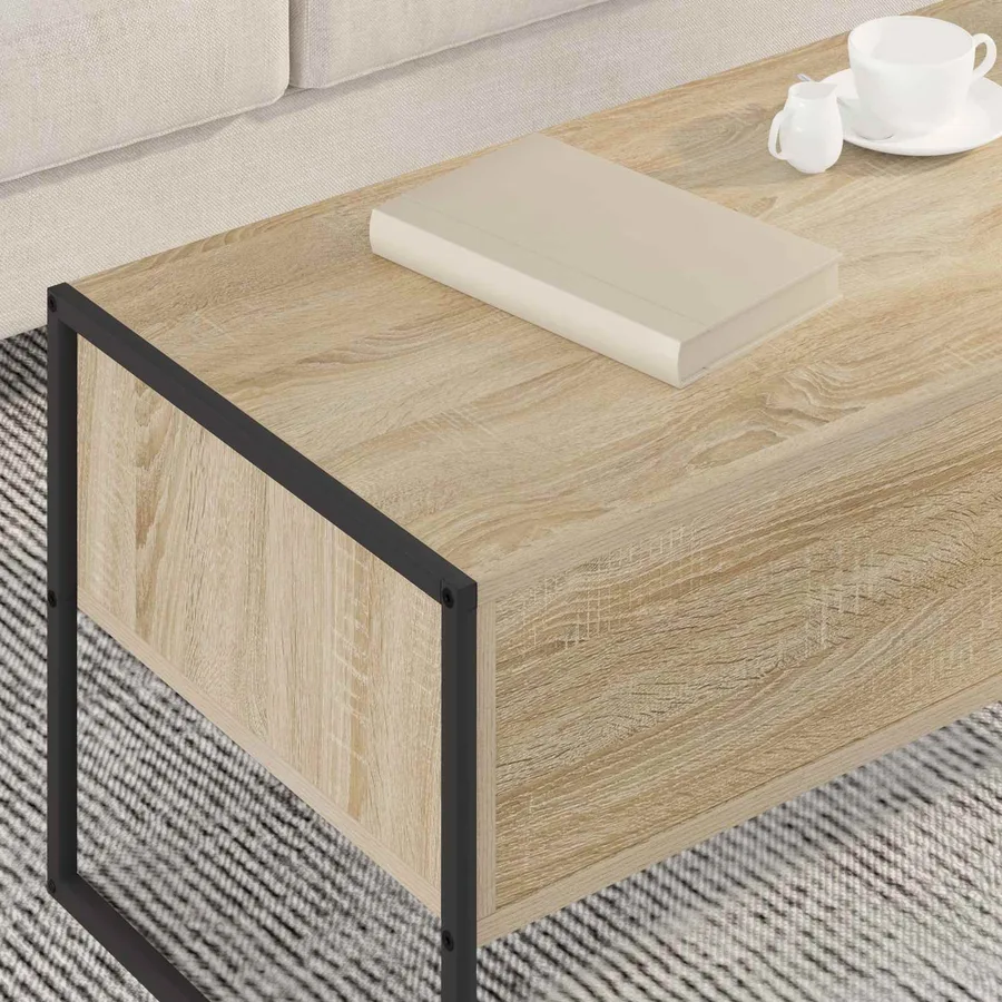 Table basse Sonoma 100 x 46 x 40 cm Bois d'ingénierie - 4