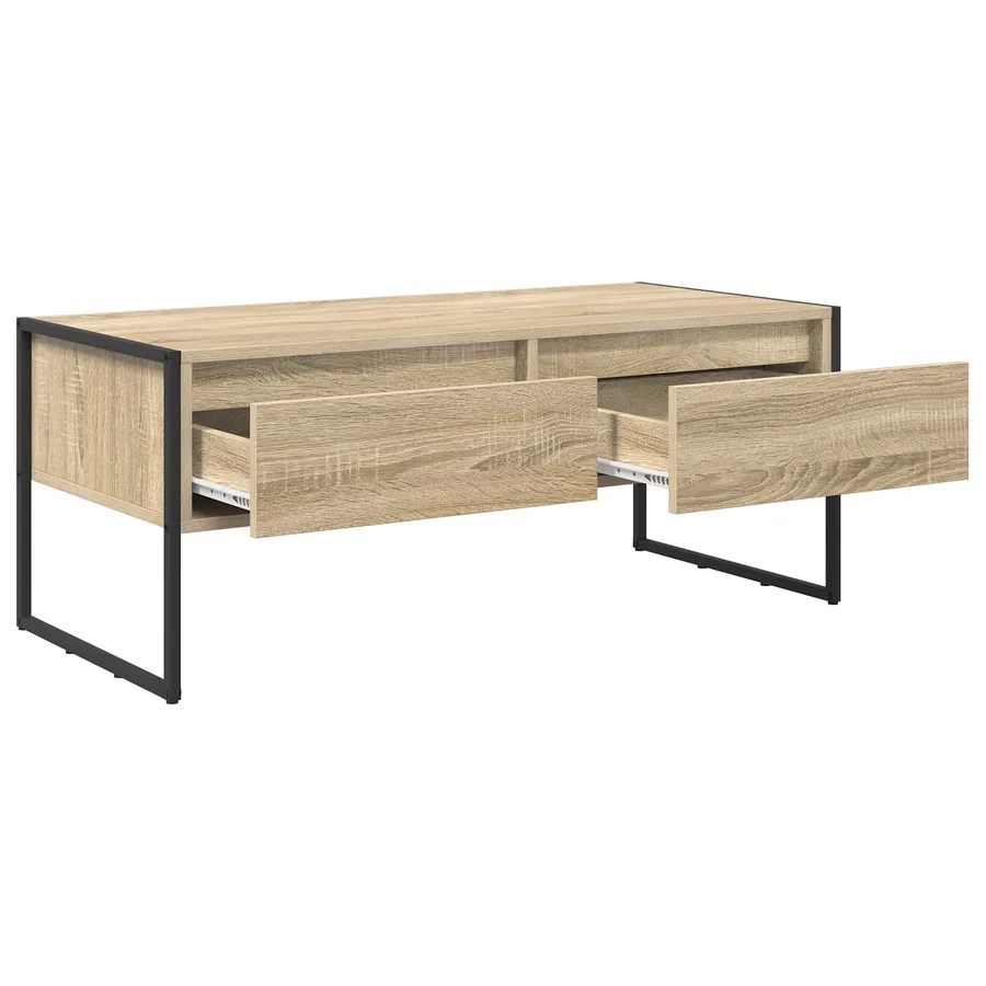 Table basse Sonoma 100 x 46 x 40 cm Bois d'ingénierie - 5