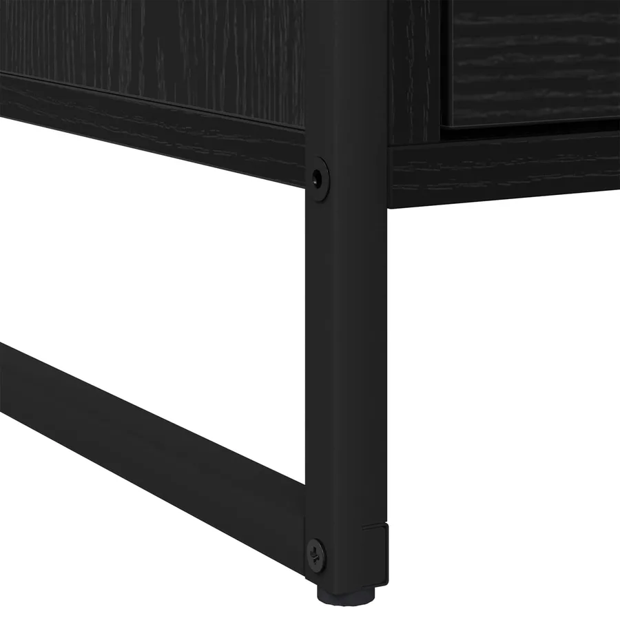 Table de chevet avec tiroir 2 pcs Chêne noir 50 x 39,5 x 50 cm - 10