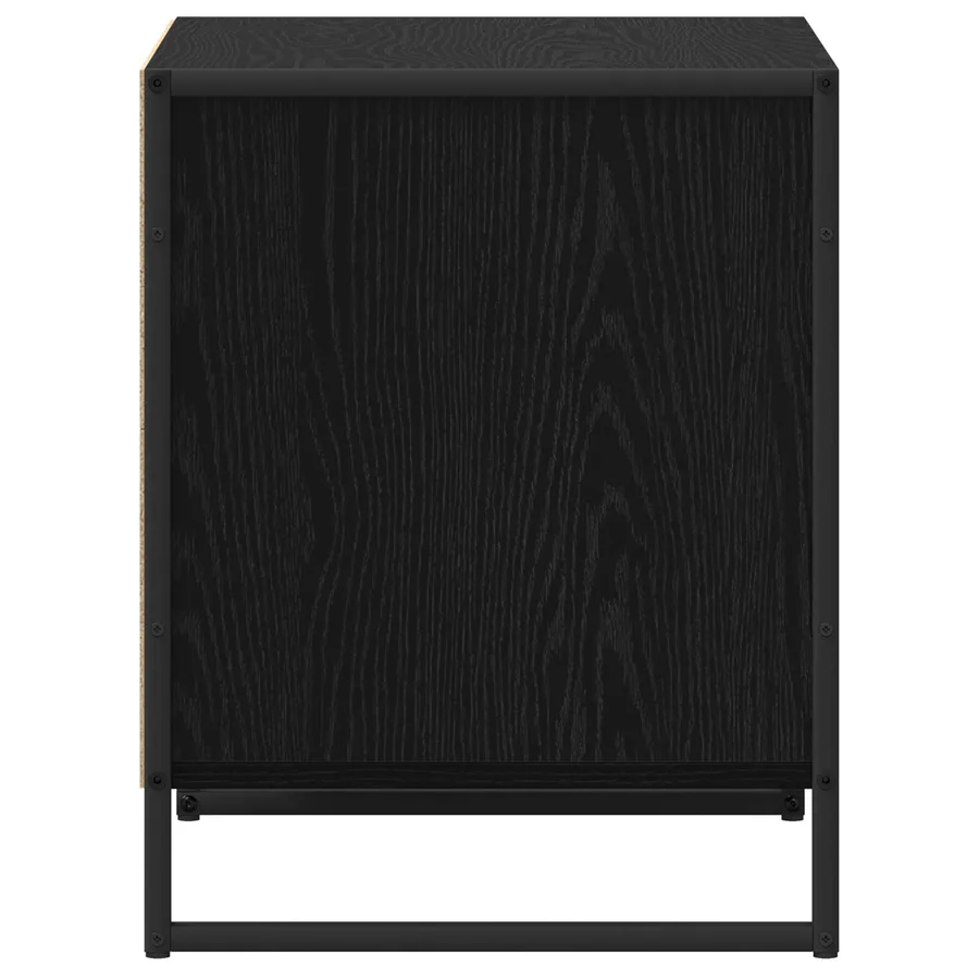 Table de chevet avec tiroir 2 pcs Chêne noir 50 x 39,5 x 50 cm - 7