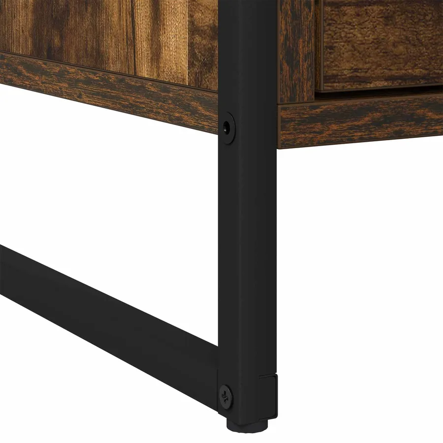 Table de chevet avec tiroir 2 pcs Chêne Fumé 50 x 39,5 x 50 cm - 10