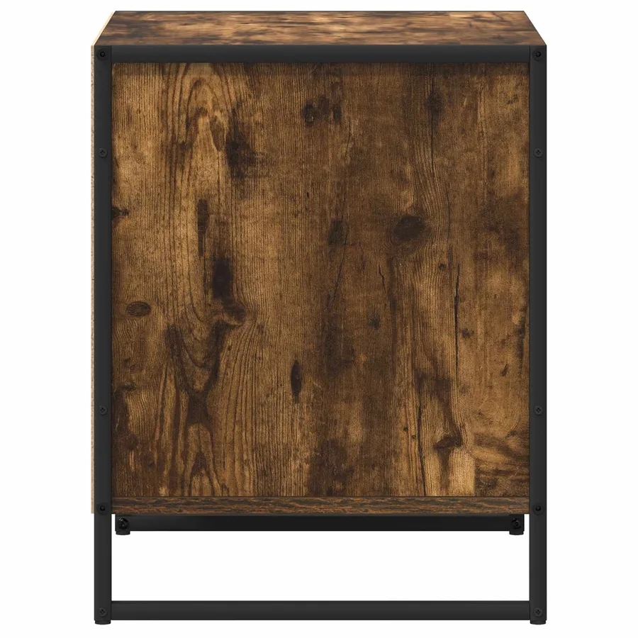 Table de chevet avec tiroir 2 pcs Chêne Fumé 50 x 39,5 x 50 cm - 7