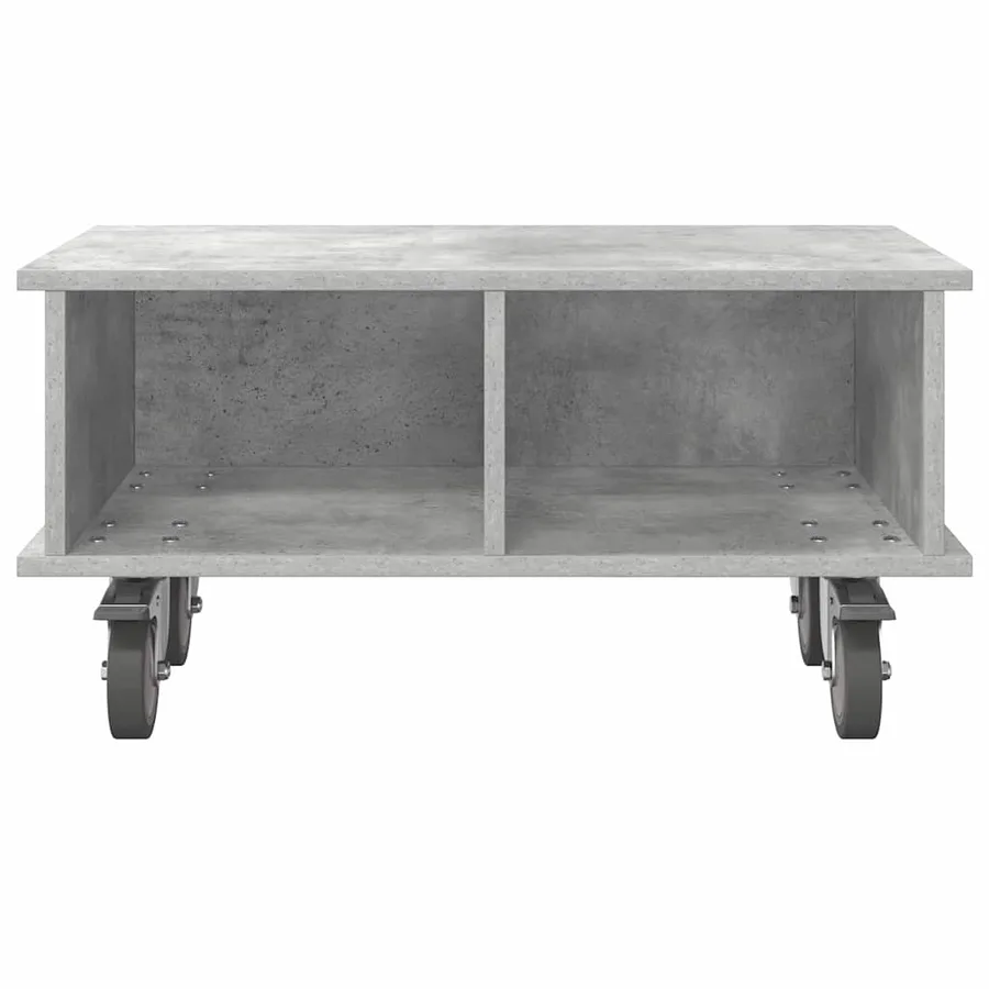 Meuble TV Gris béton 68,5 x 35 x 35 cm Bois d'ingénierie - 5