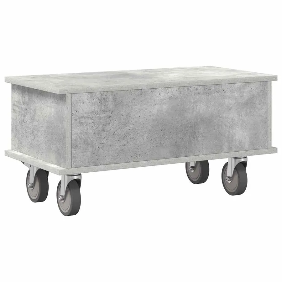 Meuble TV Gris béton 68,5 x 35 x 35 cm Bois d'ingénierie - 7