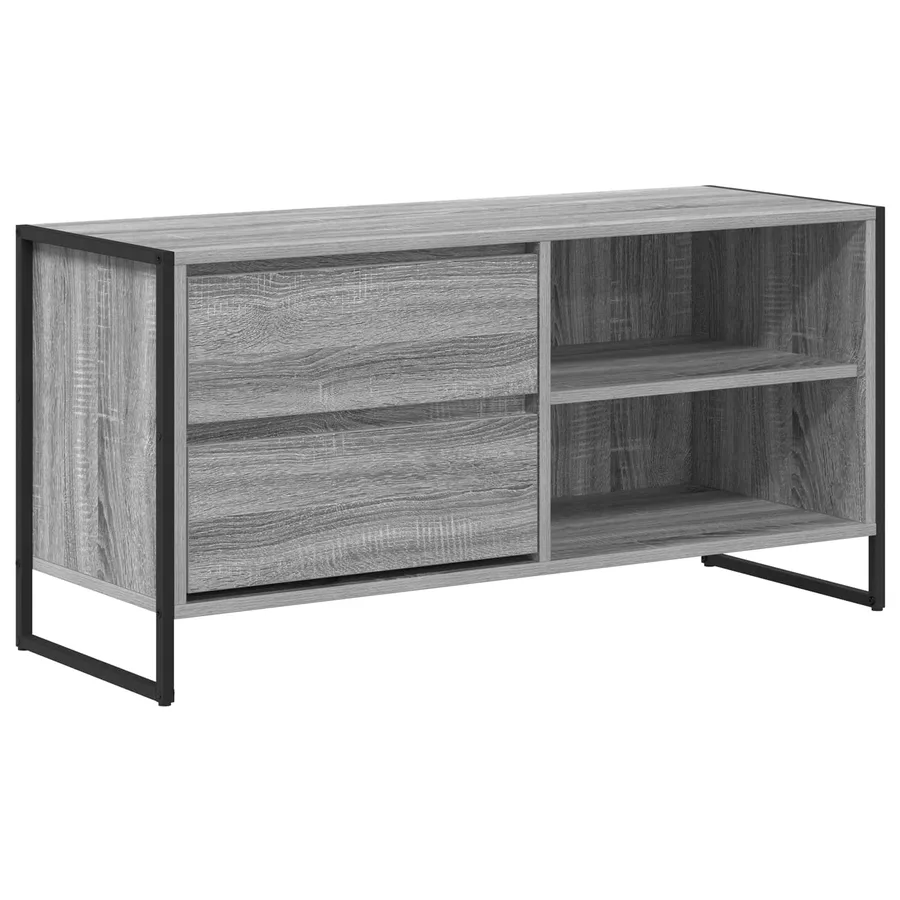Meuble TV Gris Sonoma 100 x 36 x 49,5 cm Bois d'ingénierie - 2
