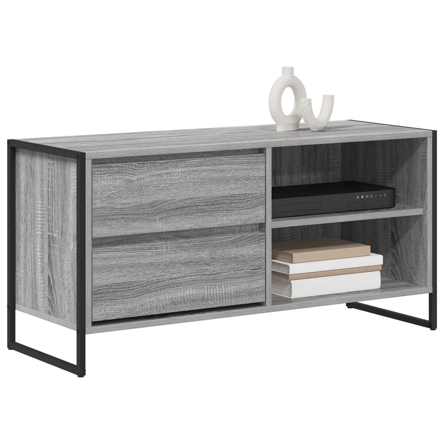 Meuble TV Gris Sonoma 100 x 36 x 49,5 cm Bois d'ingénierie - 3