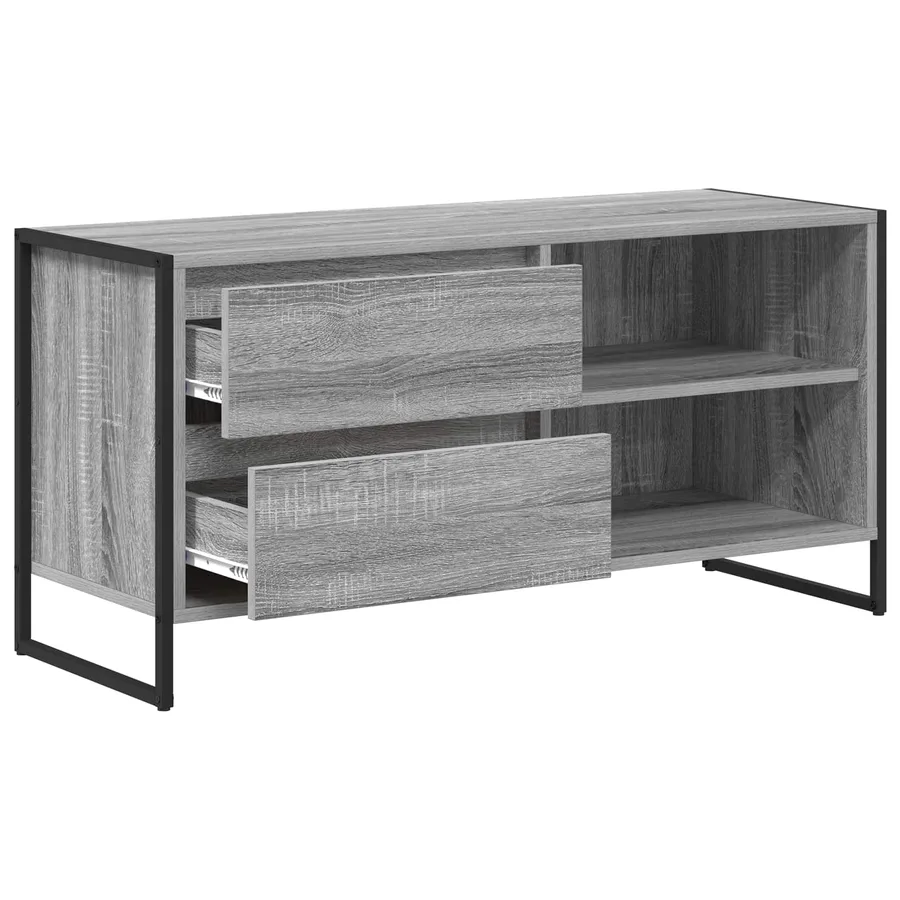 Meuble TV Gris Sonoma 100 x 36 x 49,5 cm Bois d'ingénierie - 5
