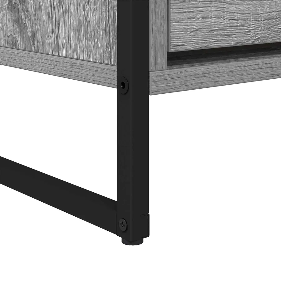 Meuble TV Gris Sonoma 100 x 36 x 49,5 cm Bois d'ingénierie - 8