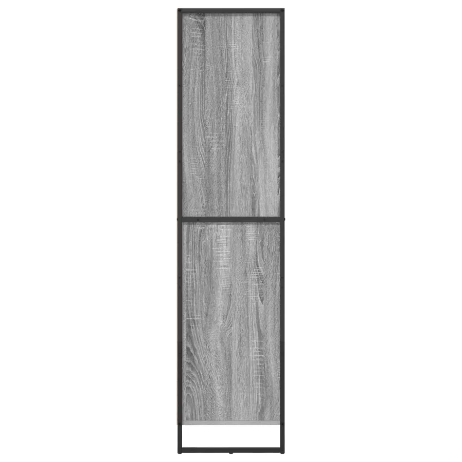 Bibliothèque Gris Sonoma 43 x 36 x 150.5 cm Bois d'ingénierie - 7