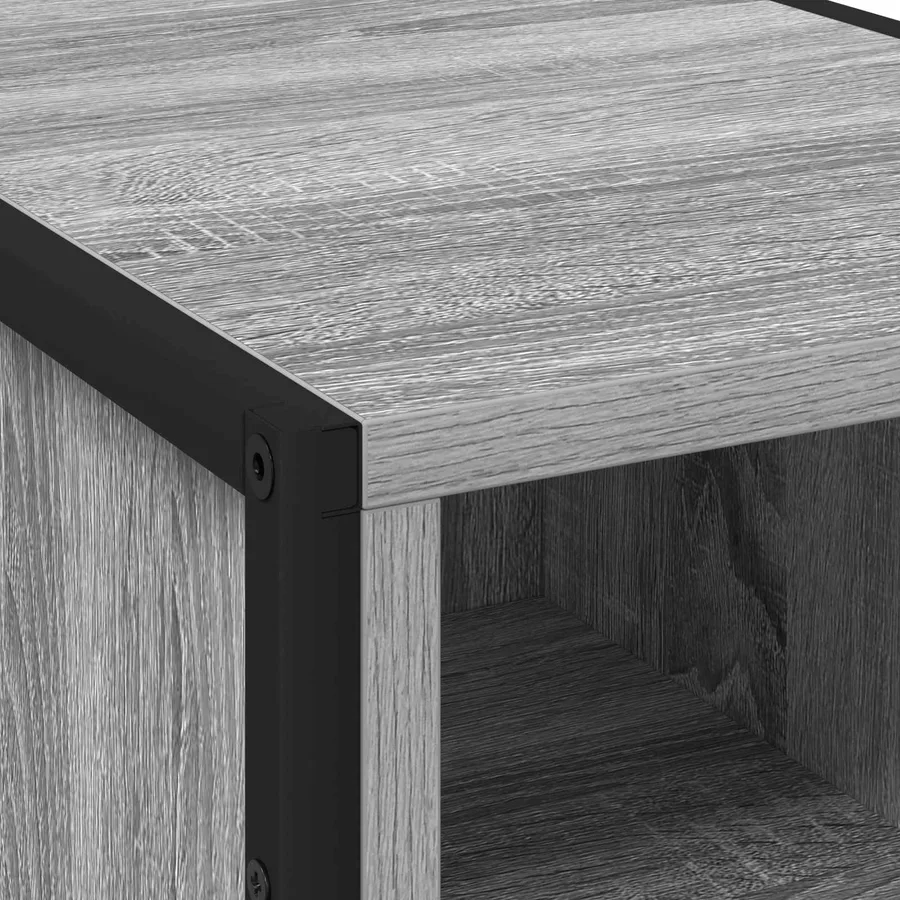 Bibliothèque Gris Sonoma 43 x 36 x 150.5 cm Bois d'ingénierie - 9