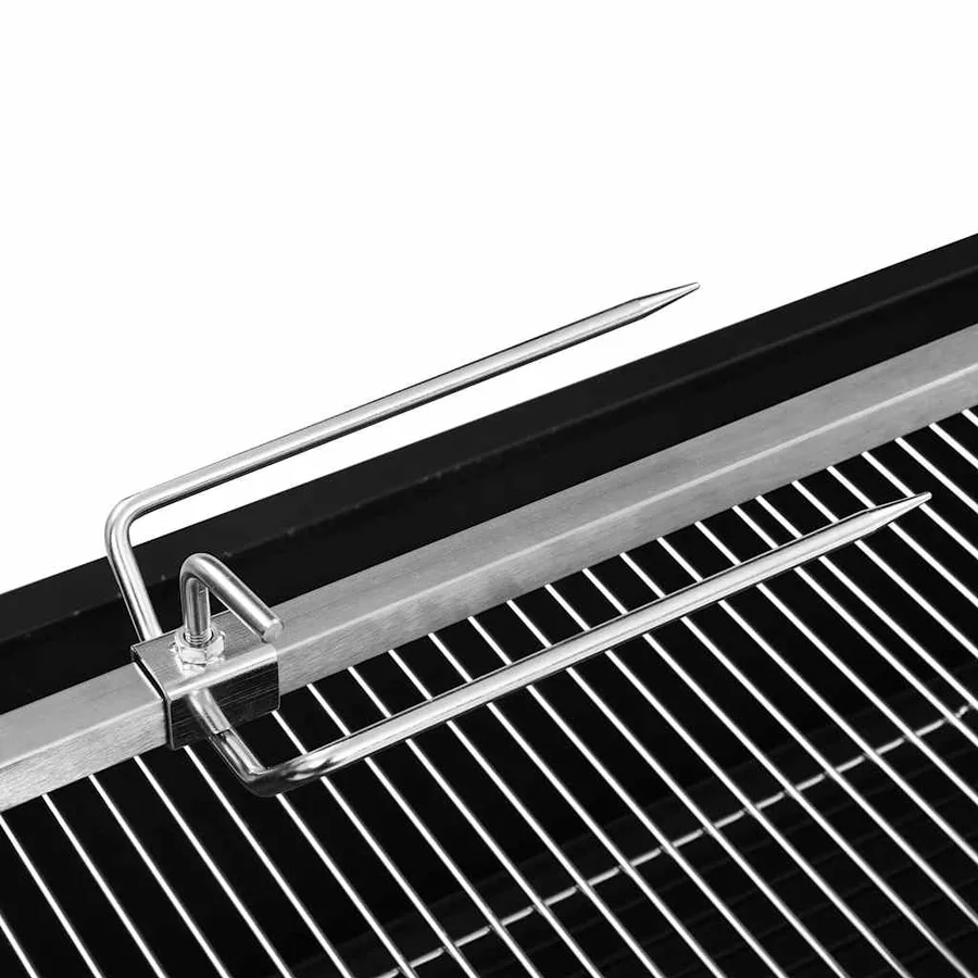 Rôtissoire pour barbecue électrique Acier inoxydable - 8