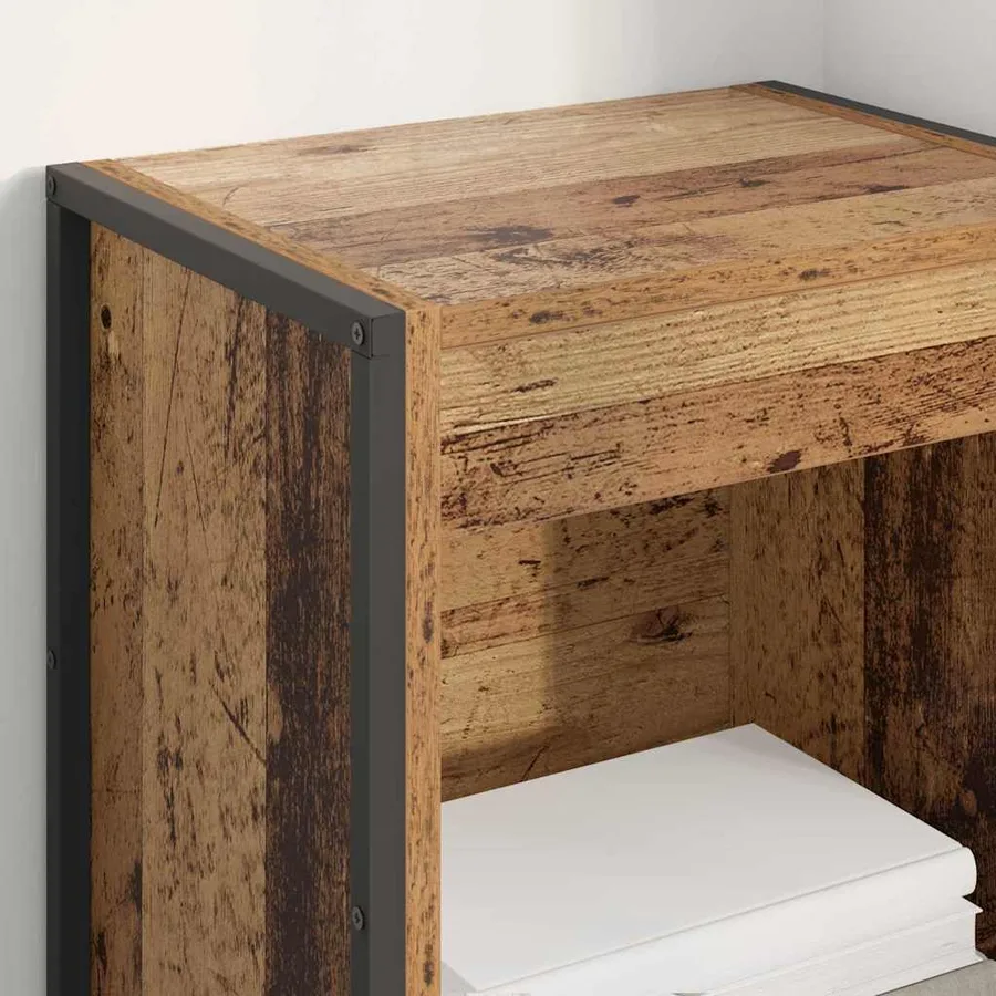 Bibliothèque Bois Ancien 40 x 30 x 155 cm Bois d'ingénierie - 4